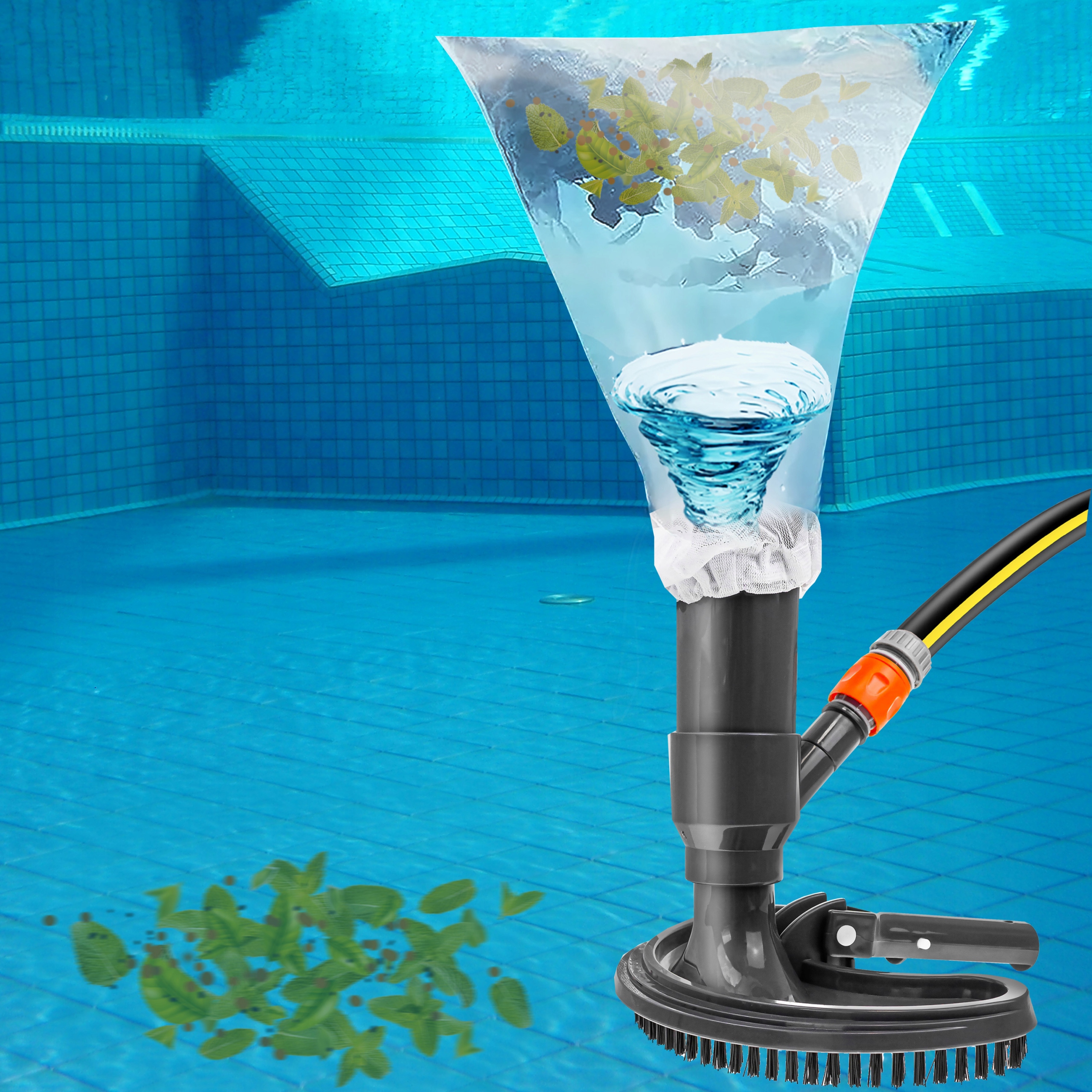 ODKURZACZ DO BASENU OCZKA WODNEGO ODKURZACZ BASENOWY SIATKA SZYBKOZŁĄCZKA Producent Sell