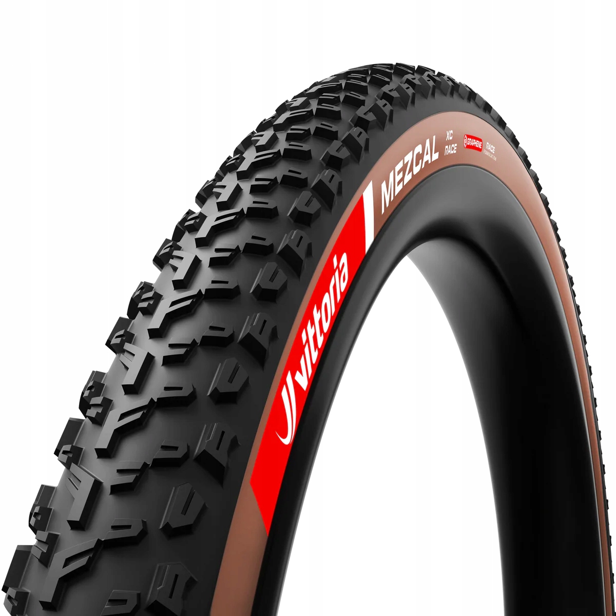 Plášť na kolo Mtb Vittoria Mezcal XC Race 29x2.25 tubeless černo-hnědá
