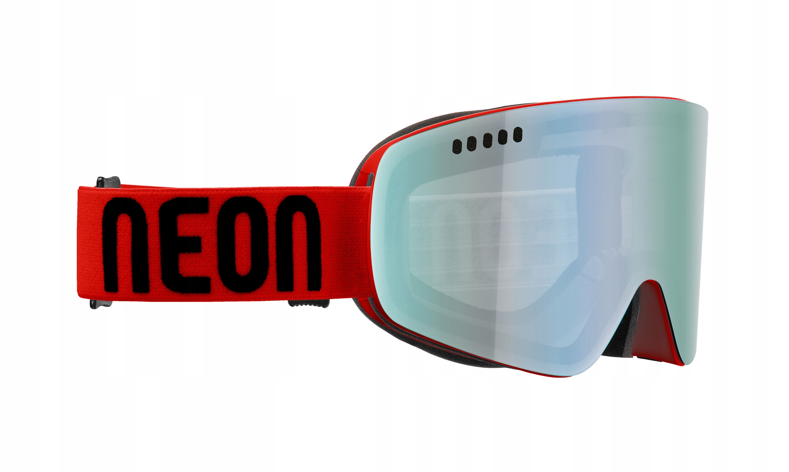 Lyžařské Brýle Neon Vertical Red Mirror Acciaio CAT3