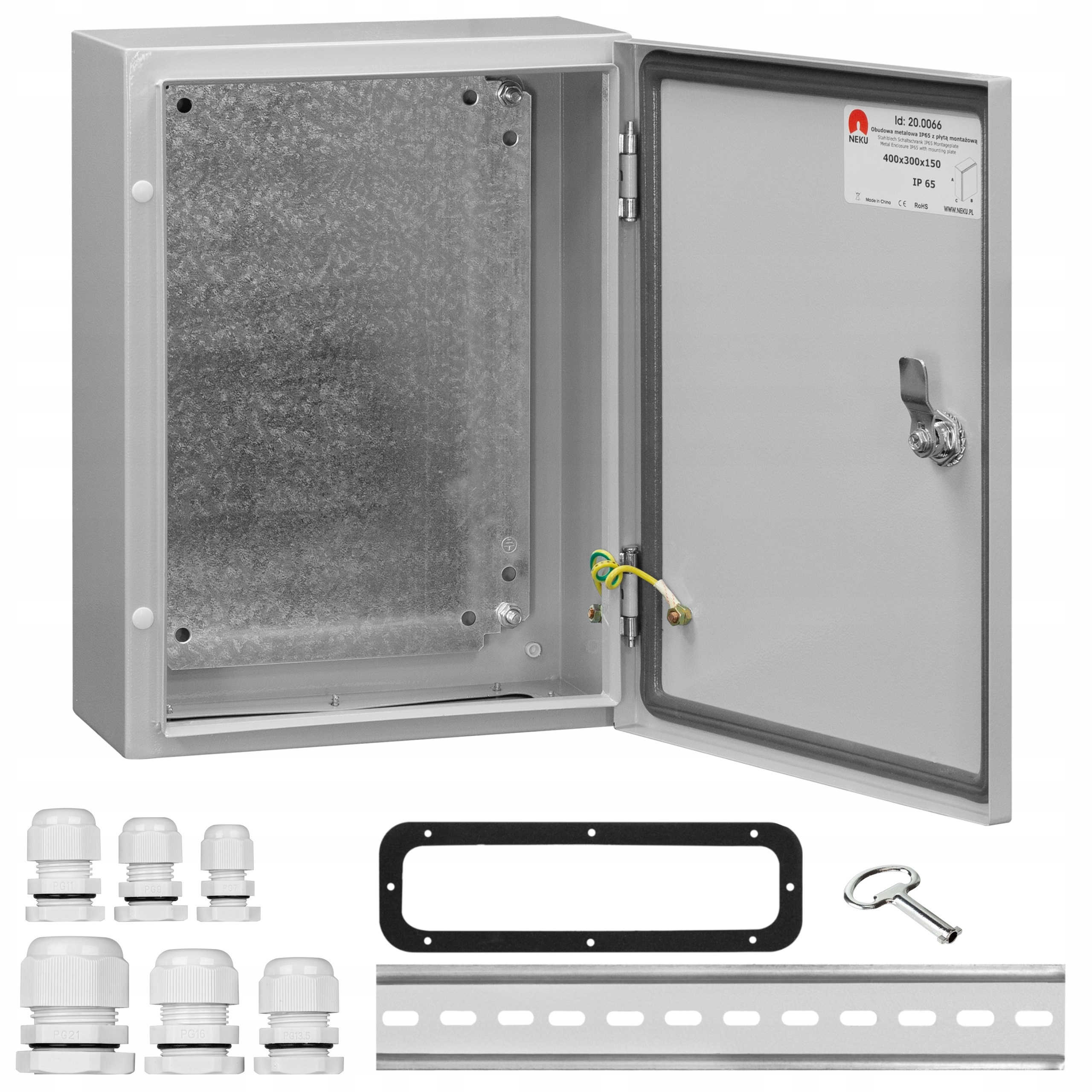 Obudowa Hermetyczna Skrzynka Elektryczna Rozdzielnica 400x300x150mm IP65