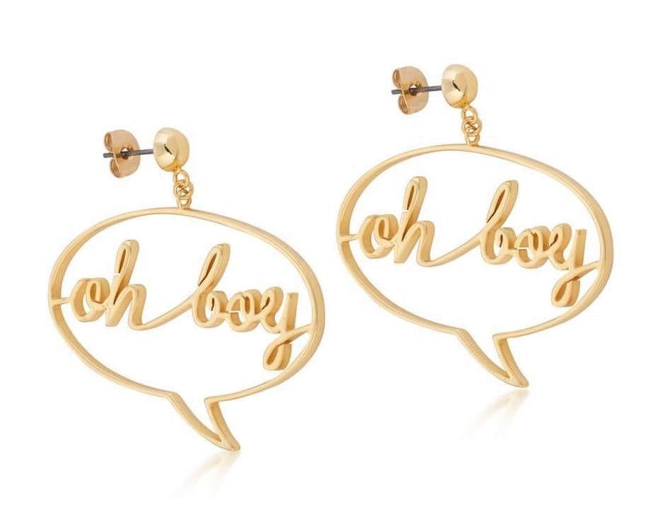 Disney Mickey Mouse Pozlacené náušnice Oh Boy