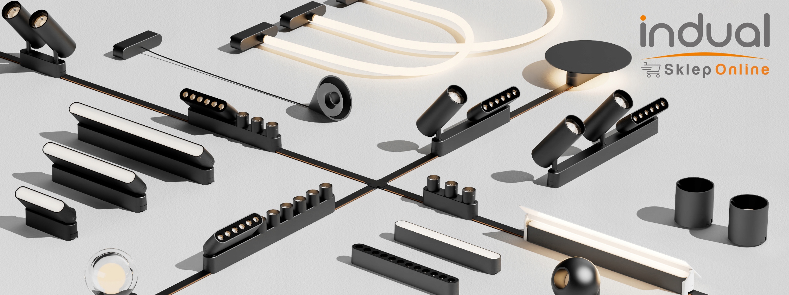 Szyna magnetyczna do oświetlenia M2 1m Długość 1 m