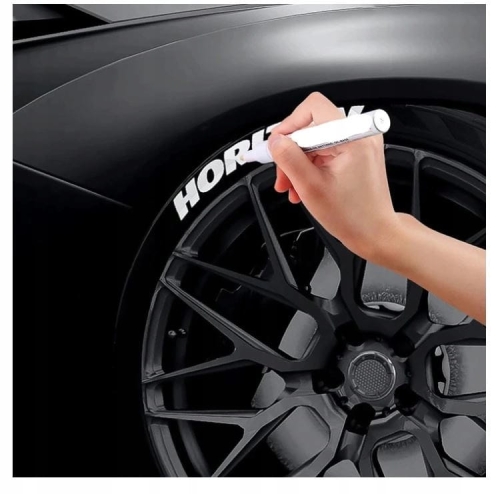 MARKER PISAK PERMANENTNY OKRĄGŁY WODOODPORNY BIAŁY EAN (GTIN) 5901595448114