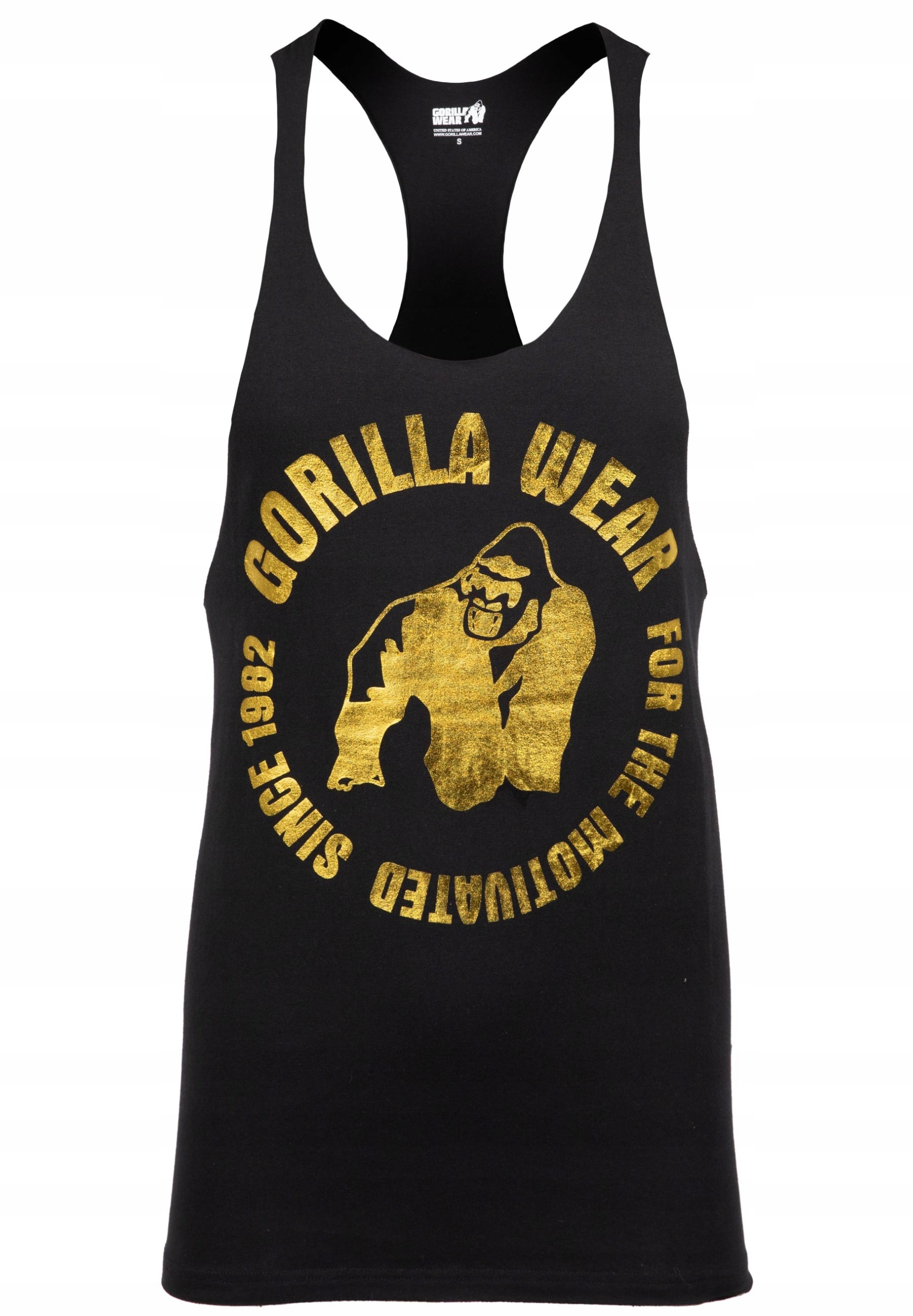 Tank top treningowy na siłownie stringer męski Melrose Gorilla Wear L