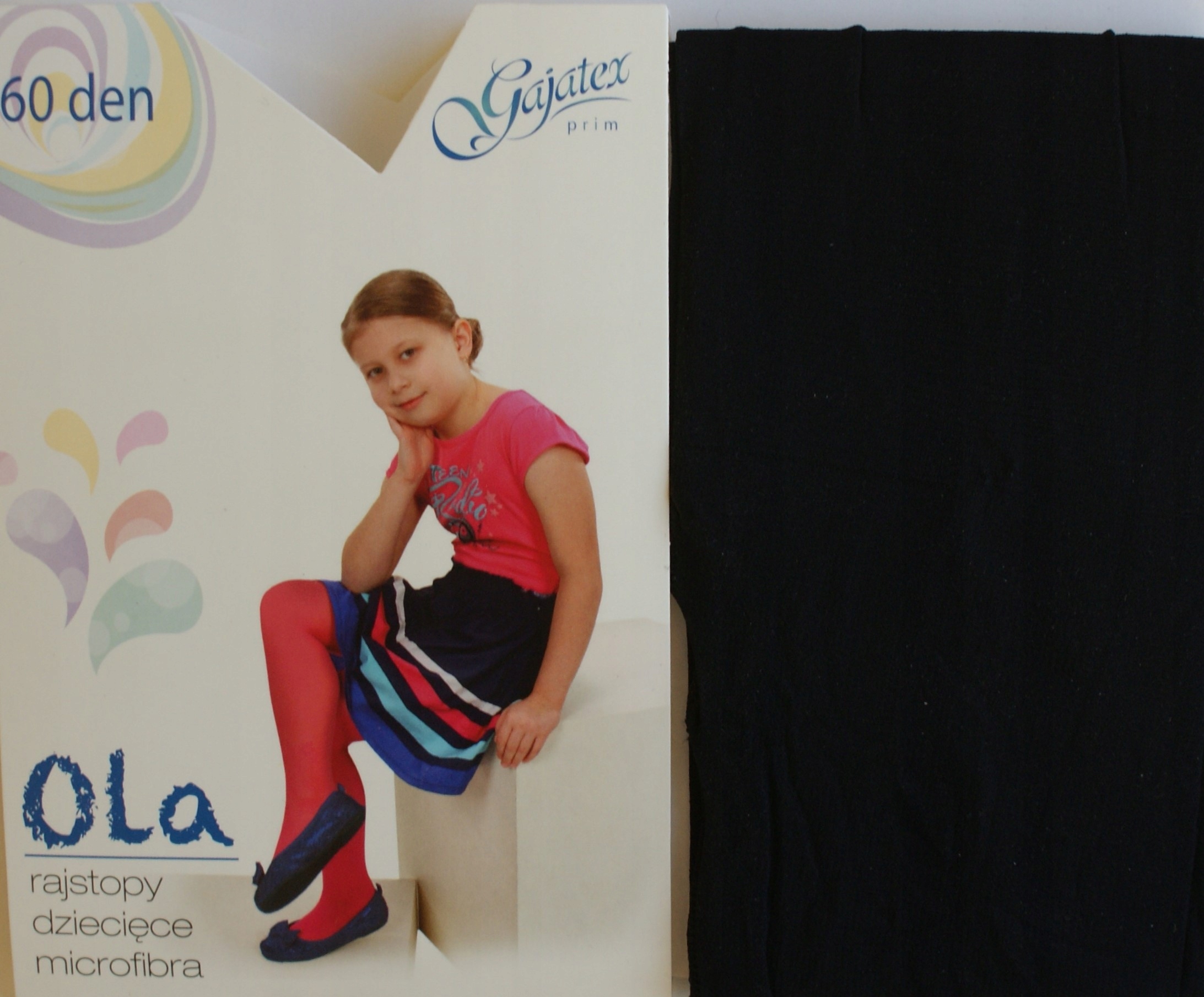 Колготки microfibra 60, детские 116-122 ЧЕРНЫЕ