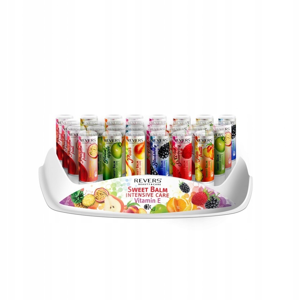Revers Sweet Balm Zestaw 30 pomadek do ust, mix kolorów