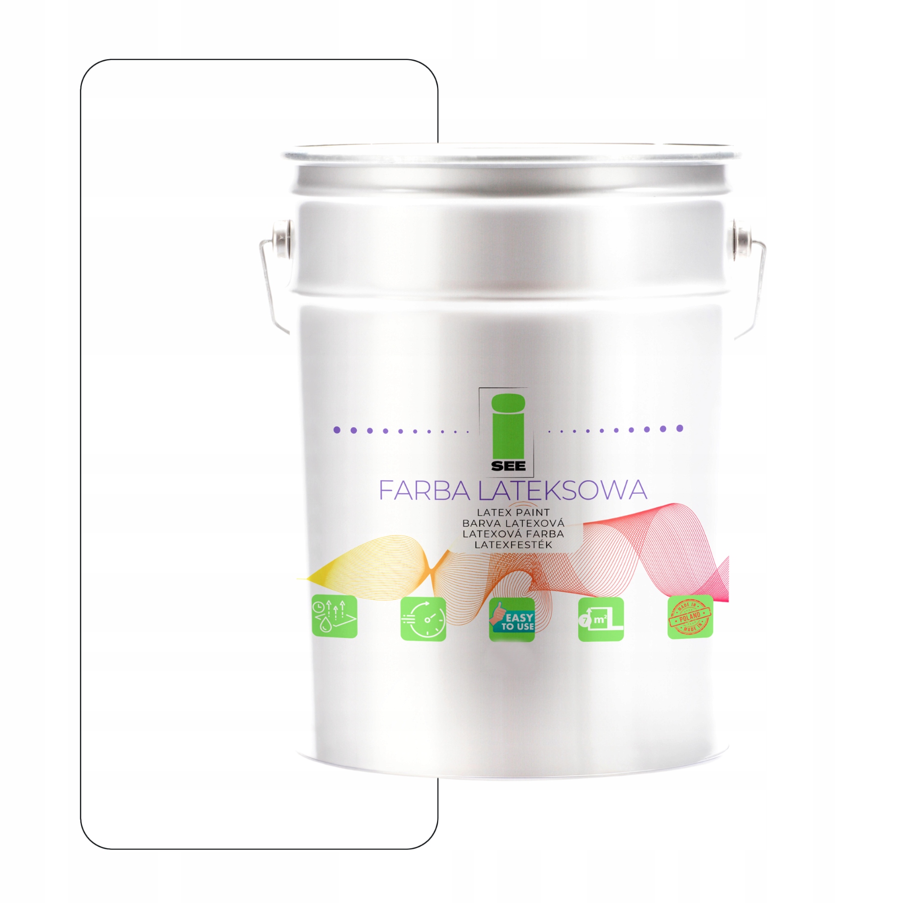 Barva Na Stěny Latexová Bílá Max White Hypoalergenní Prodyšná 10 L