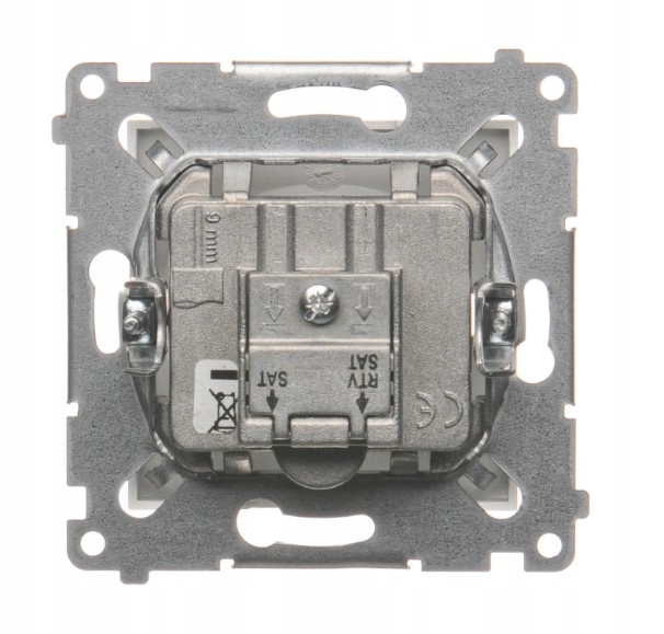 Simon 54 GNIAZDO ANTENOWE PODW RTV-SAT-SAT białe Marka Kontakt-simon