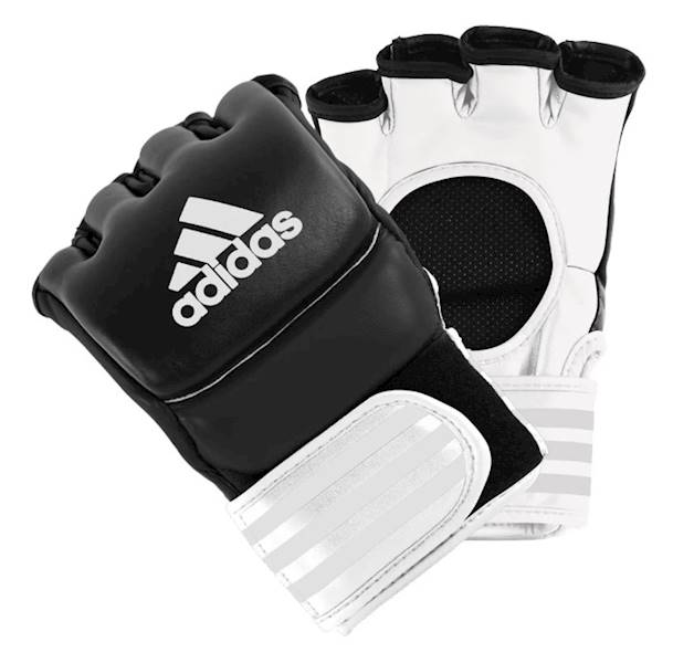 MMA/Grapplingové rukavice Adidas Ultimate Fight Glove Ufc Černá/Bílá S
