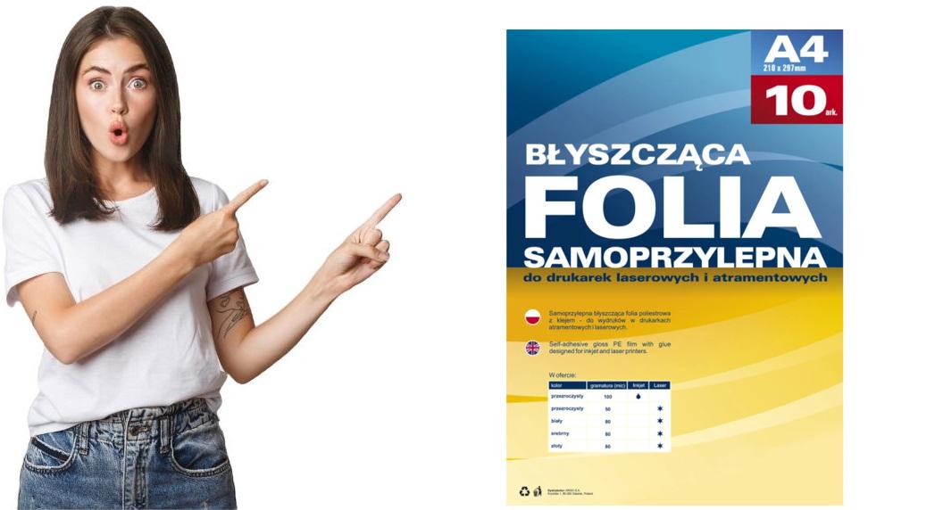 Folia samoprzylepna A4 Argo Laser bezb [10]