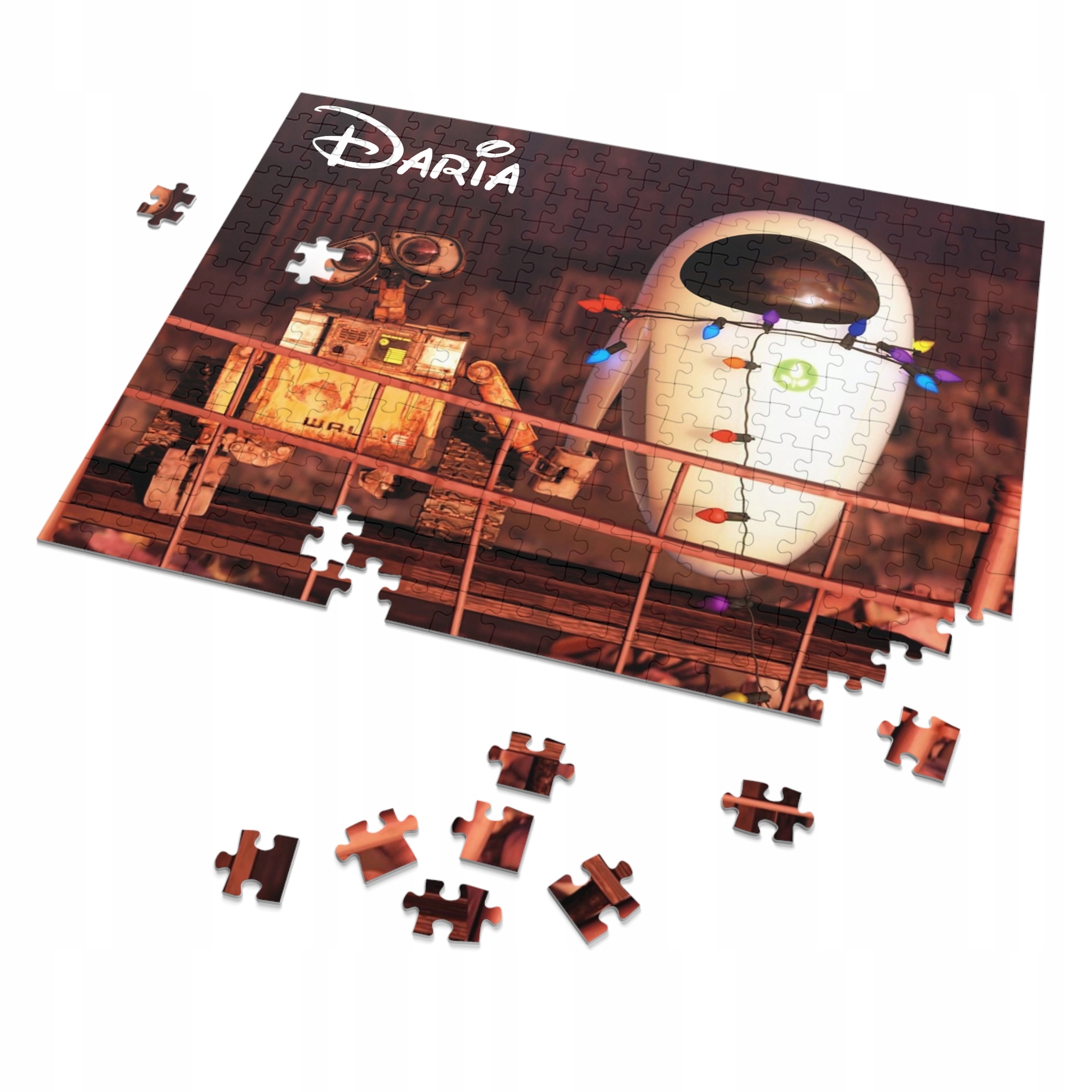 

Puzzle Imię Wall-e A4 70 el