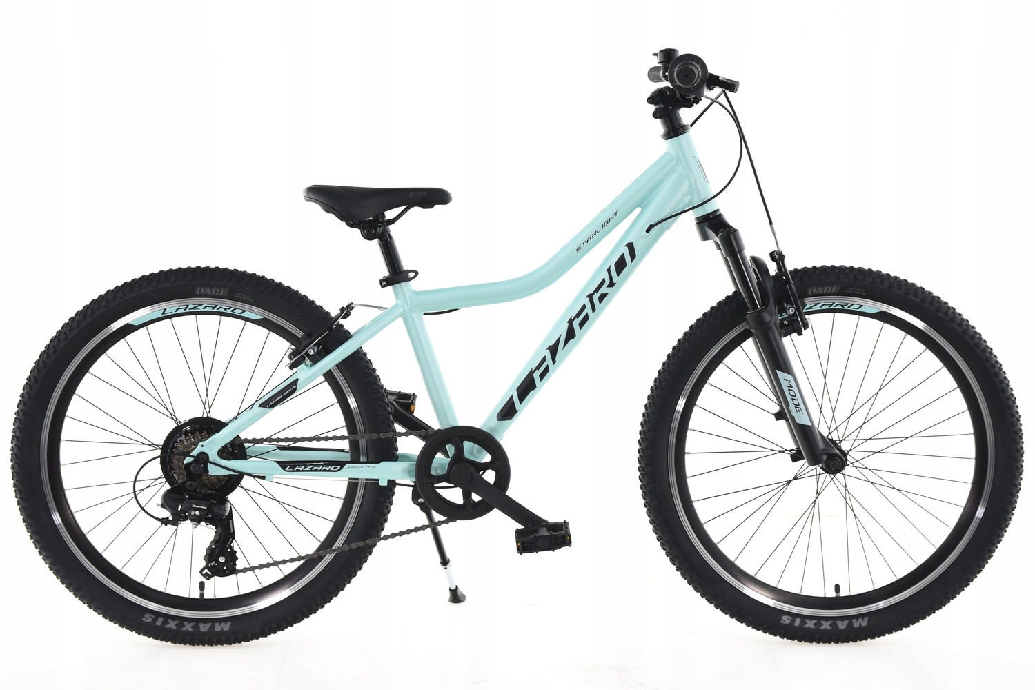 Rower 24'' Mtb Junior Shimano Lazaro Starlight Aluminiowy Miętowy