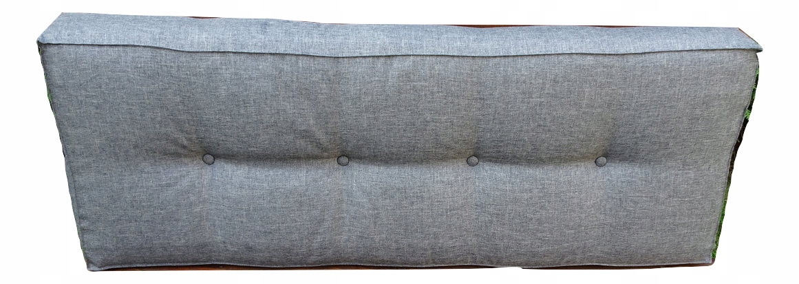 Polštář na Paletu 120x40x20/10 Silver 23 Šedý