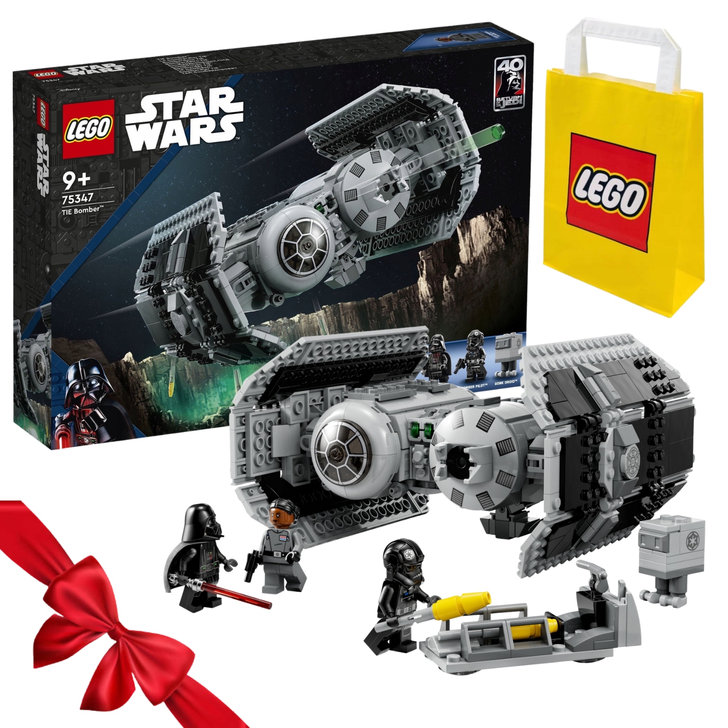 Zestaw Klocków Lego Star Wars 75347 Bombowiec Tie Na Święta Top