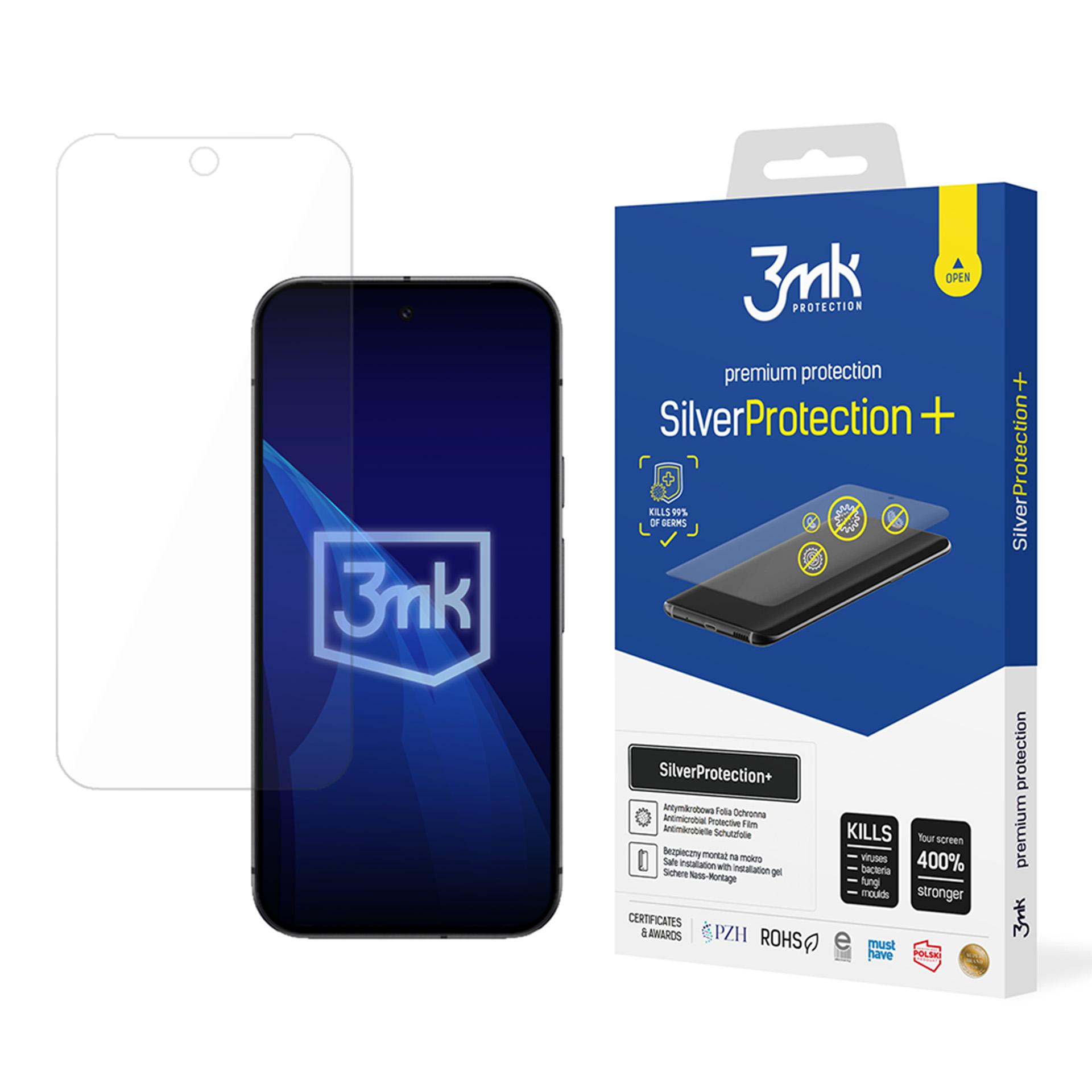 Folia ochronna antybakteryjna 3mk SilverProtection+ na Google Pixel 9A 3mk