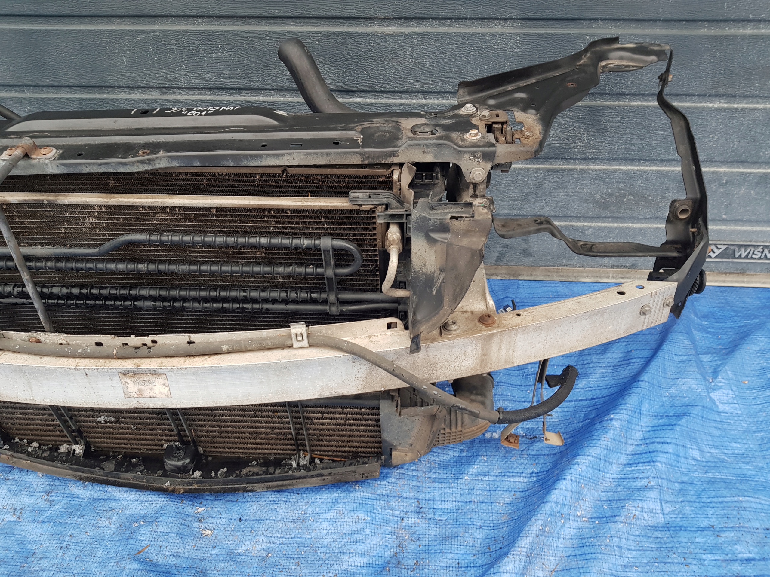 support panel for radiators radiator MERCEDES W204 2.2 CDI 651 AUTOMAT