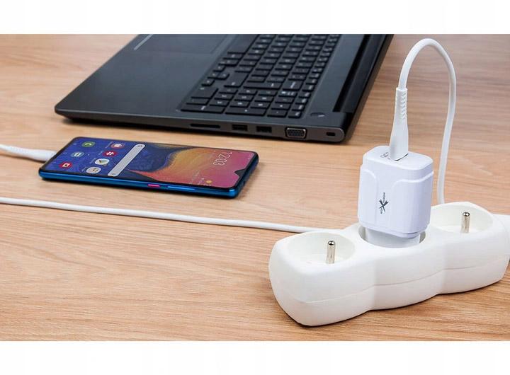 SZYBKA ŁADOWARKA USB-A FAST CHARGE QC 3.0 18W + KABEL TYPE C POLSKI EXTREME Złącza USB 3.1 typ C USB