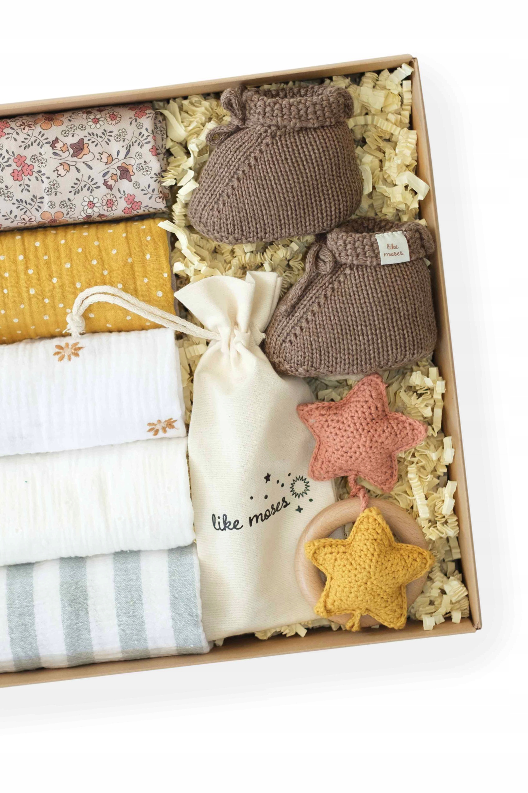 ZESTAW PREZENTOWY DLA NOWORODKA, WYPRAWKA DLA NOWORODKA, BABY SHOWER BOX Kod producenta ZP-0001