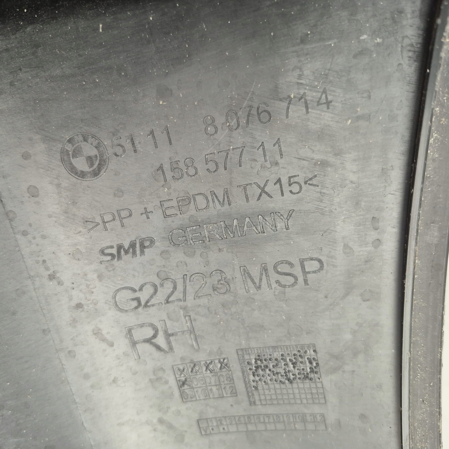 BMW 4 G22 G23 m-packet 20-> holder support right front front