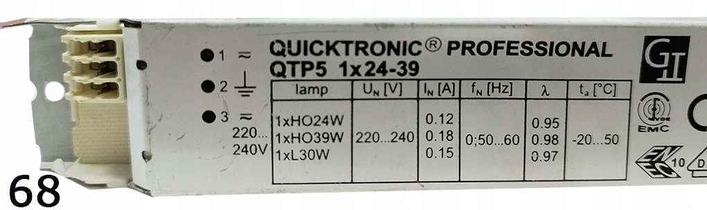 STATECZNIK OSRAM QUICKTRONIC PROFESSIONAL GII QTP5 1x24-39