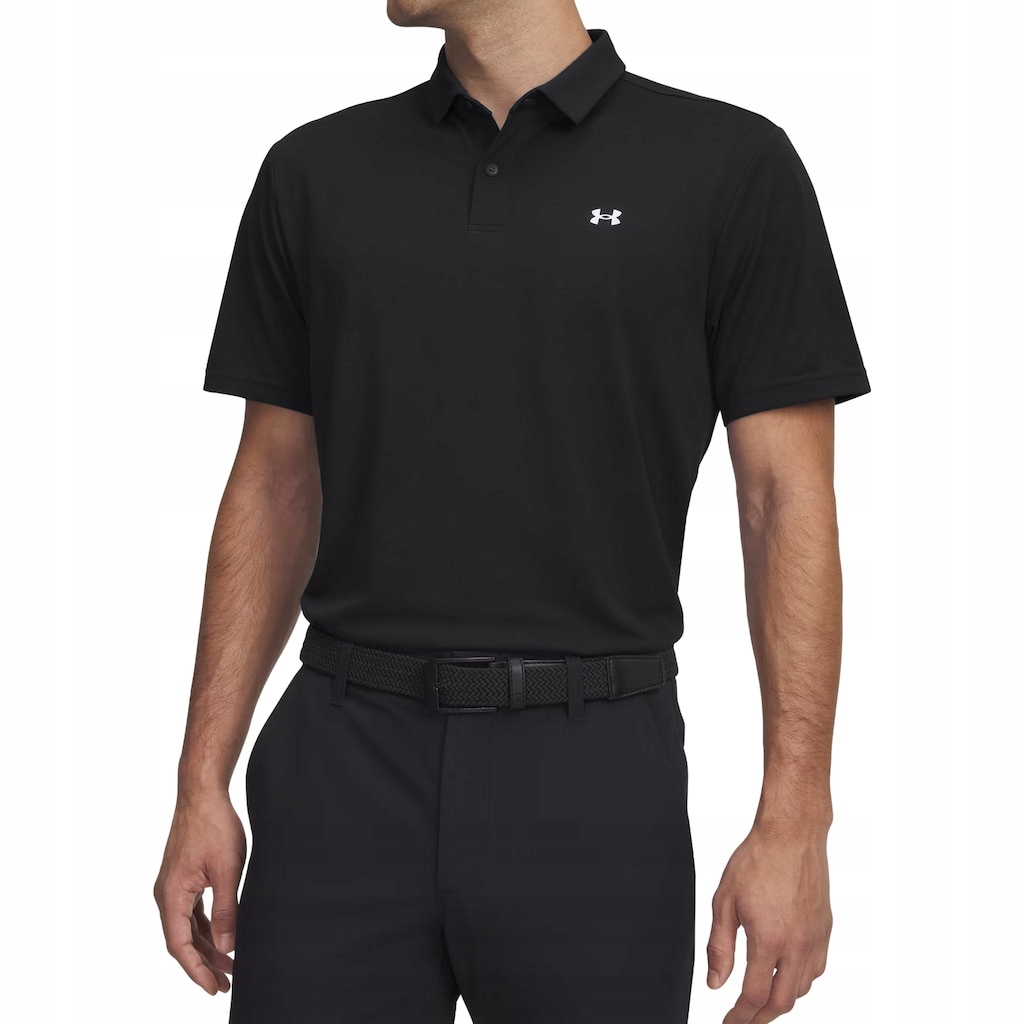 Tričko termoaktivní polo Under Armour Tee To Green Pique Black/White L