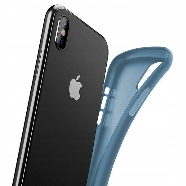 

Etui do Iphone 11 niebieskie Matowe Silikonowe