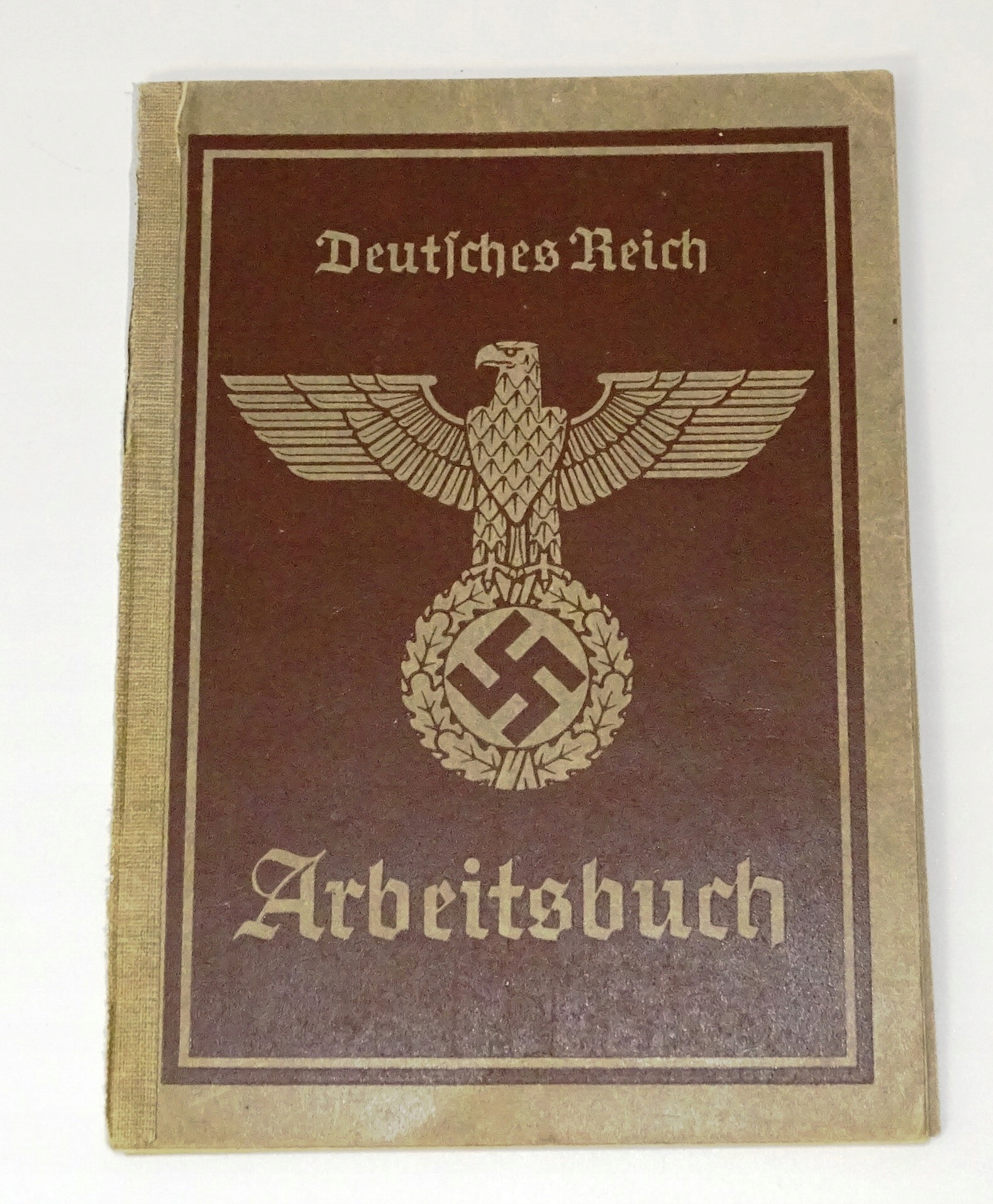 Arbeitsbuch III Rzesza 1938 r Gleiwitz Gliwice - oryginał