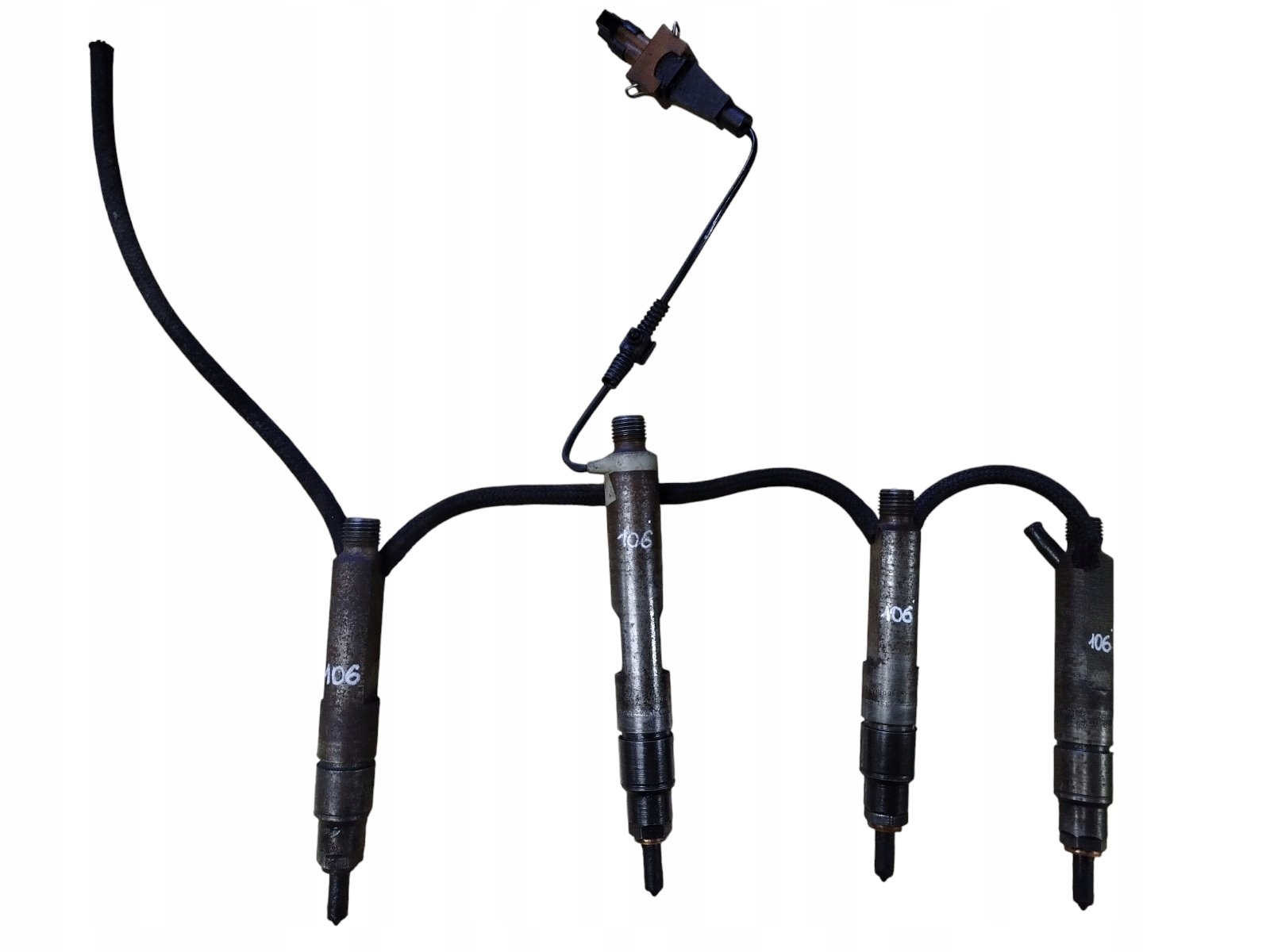 WTRYSKI WTRYSKIWACZE KOMPLET VOLKSWAGEN GOLF 4 028130202P 028130202Q