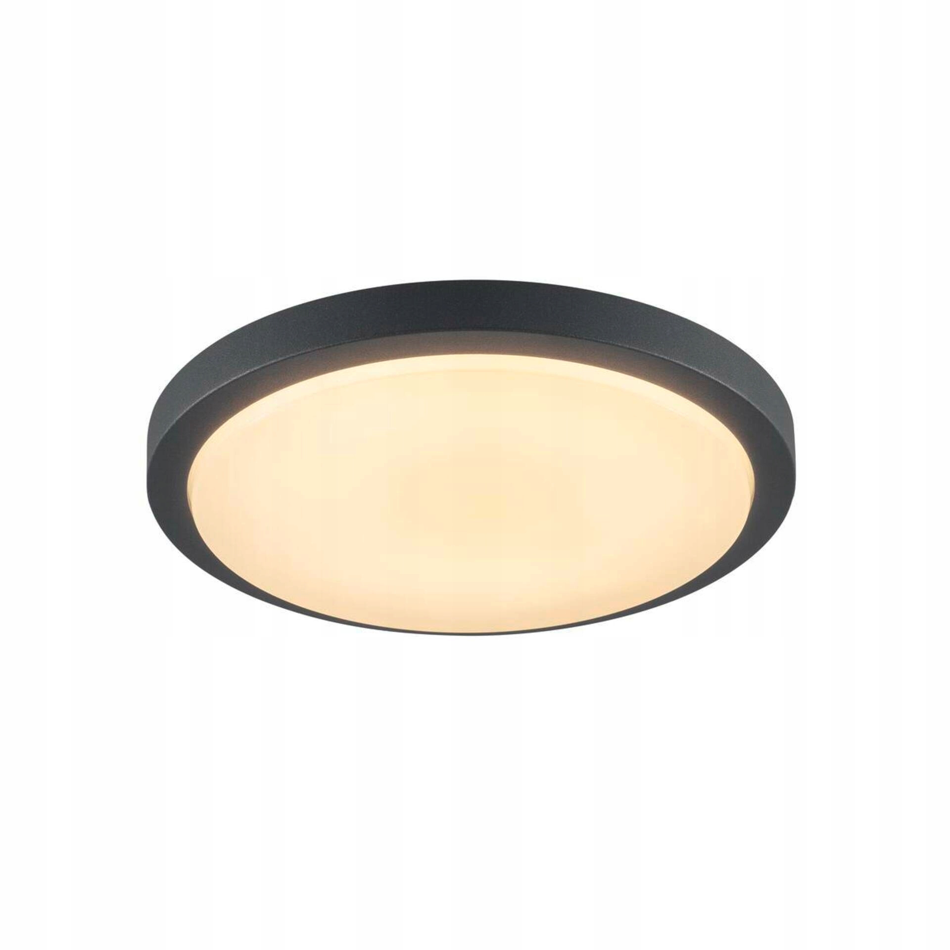 Slv Big White Ainos, stropné svietidlo, Led, 3000K, okrúhle, antracit, so sen