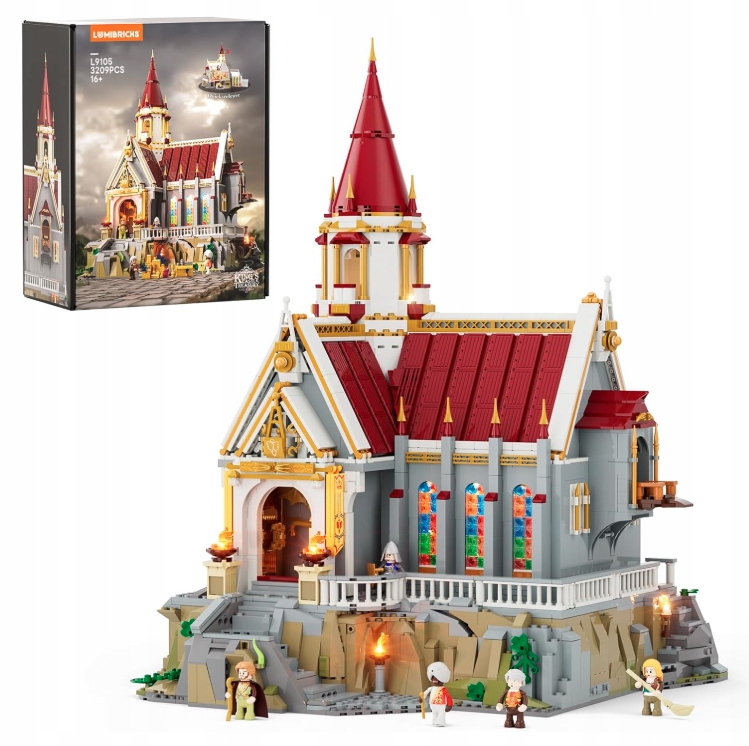 Lumibricks Królewski Skarbiec Zamkowy Led 3209 Elementów Kolekcjonerski