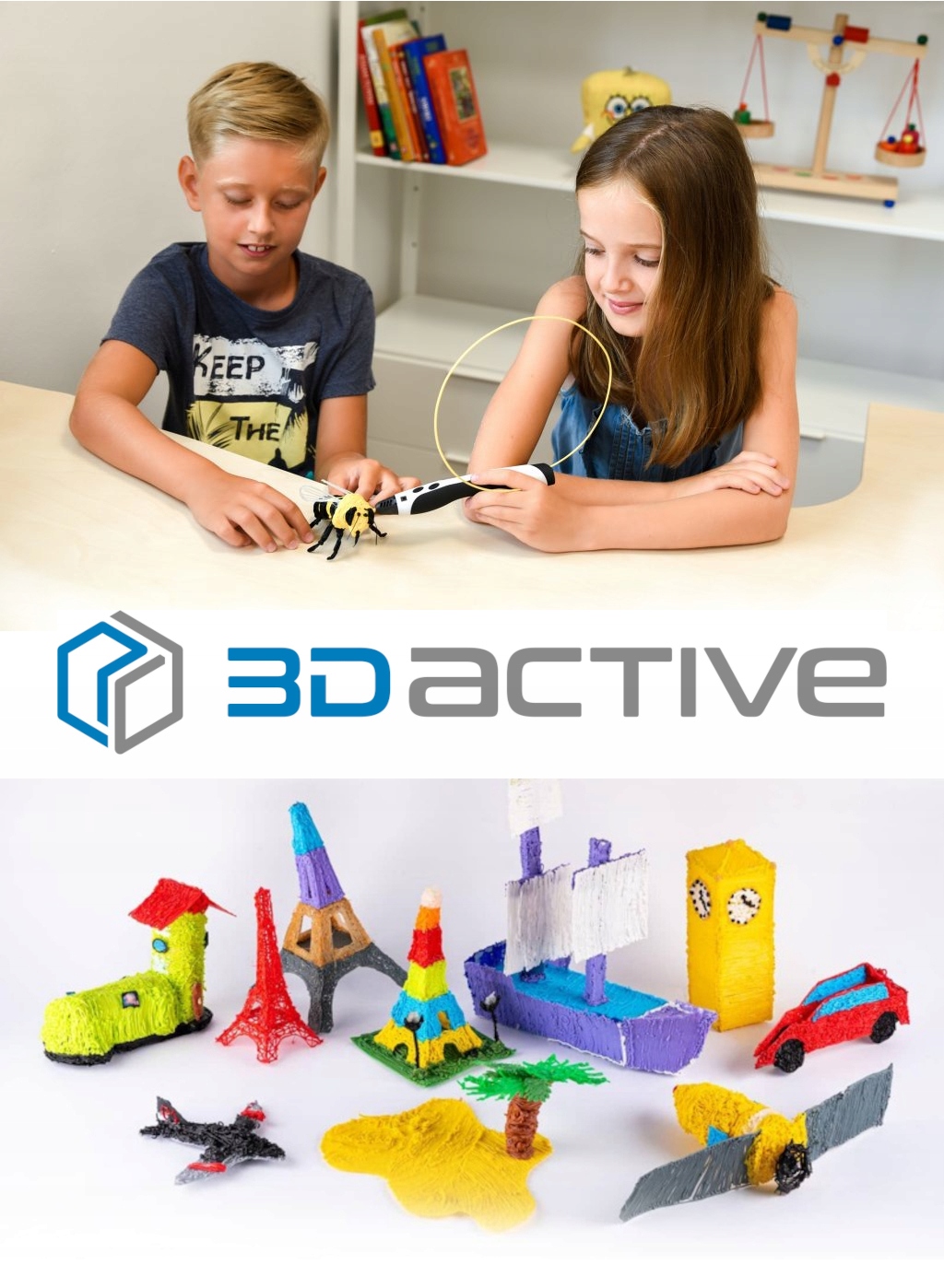 WKŁADY DO DŁUGOPISU 3D DLA DZIECI PLA FILAMENT 3D PEN 60 M ZESTAW STARTOWY Rodzaj filamentu PLA