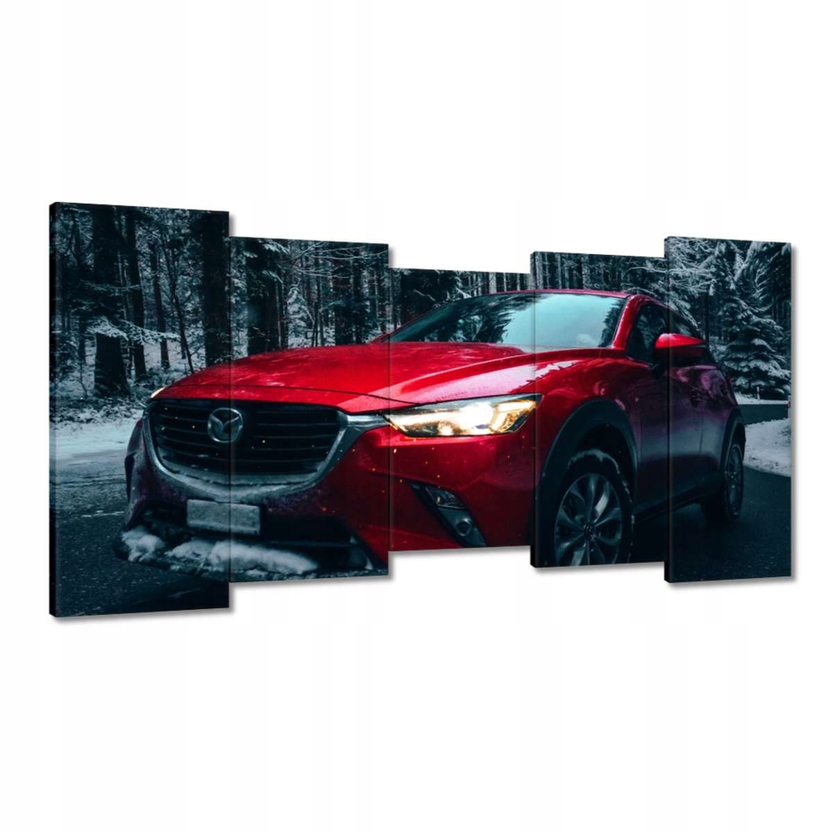 Obrazy 150x80 Červená Mazda Auto