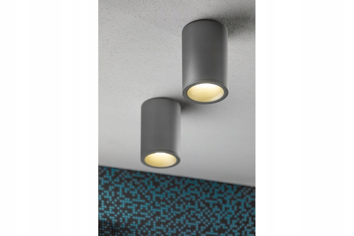 Stropní svítidlo Sensa Aqua, MR16, max50W, IP54, alum, 85x115, kulaté, šedé