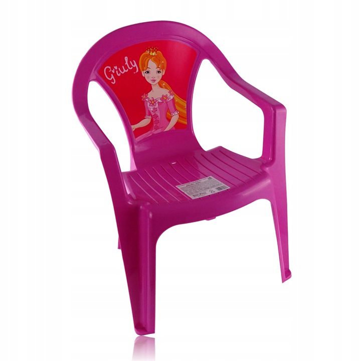 

Krzesełko dziecięce Różowe z obrazkiem