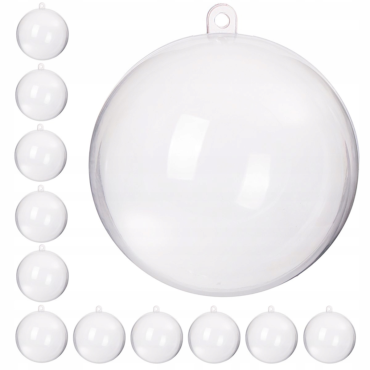 

Kula Bombka Akrylowa Kule Bombki Plastik 16cm 12x