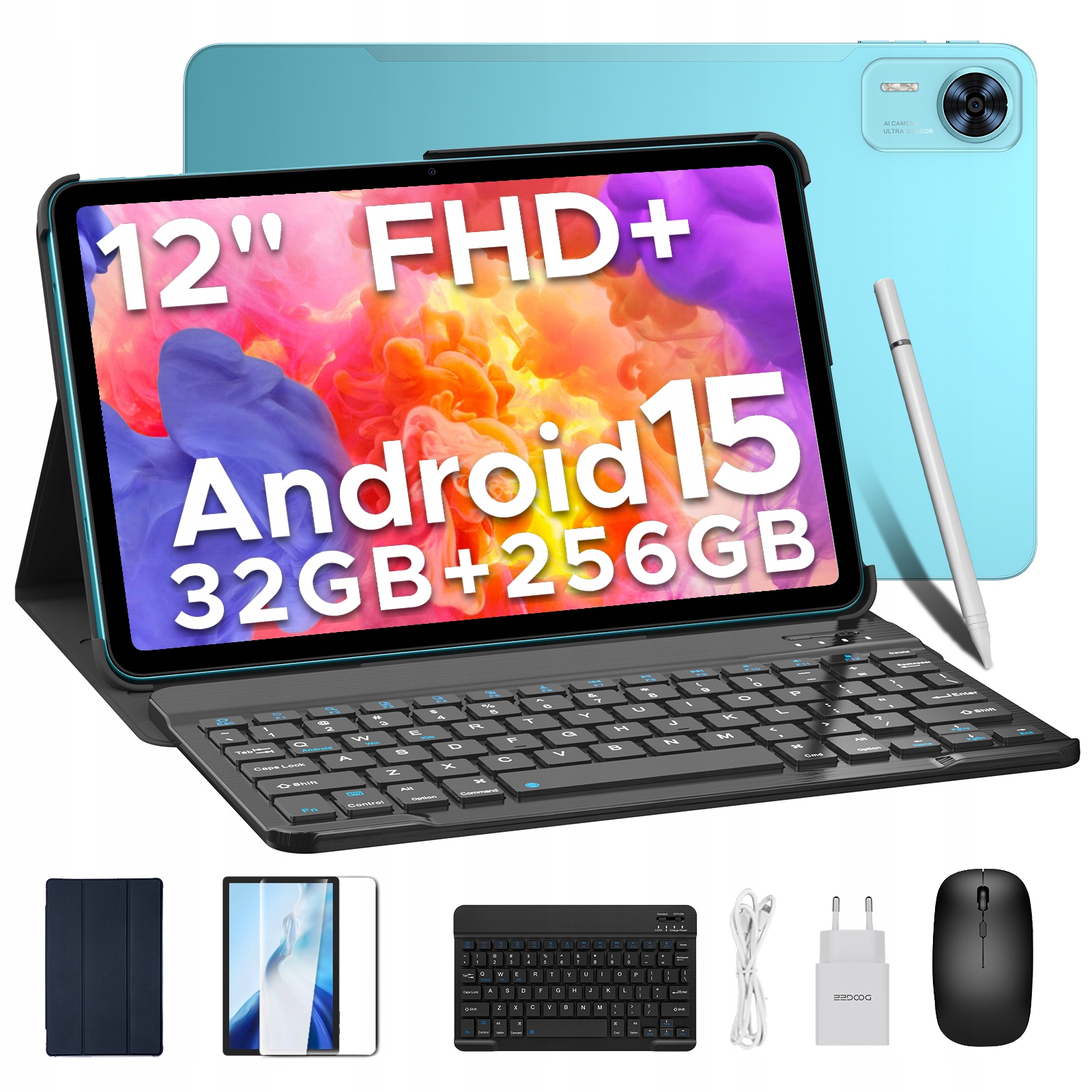 Doogee T36 tablet 12“ Android 32+256GB 2.4K 8800mAh BT5.0/OTG/4G Lte Sim