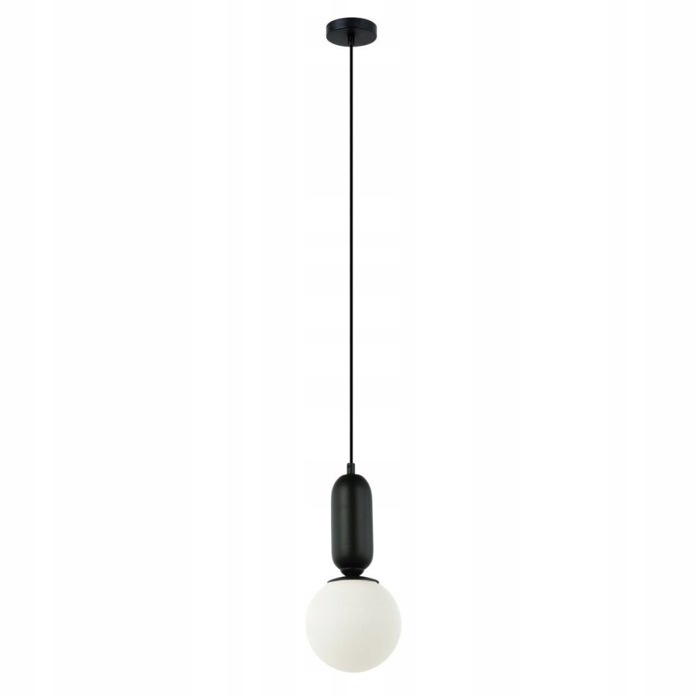 Závěsné Stropní Svítidlo ze skla 108 cm moderní černá do kanceláře Aldeva