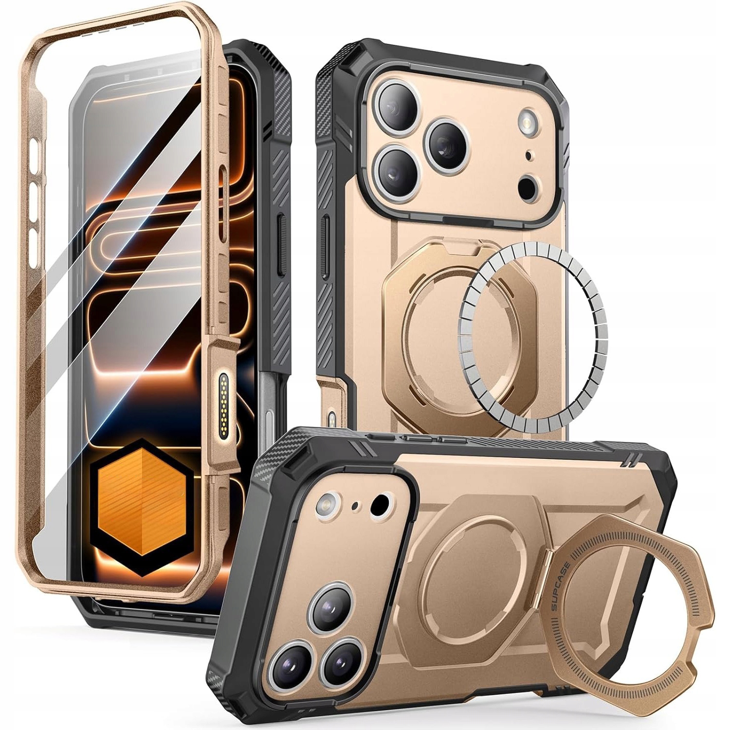 Etui do iPhone 17 Pro, Supcase Ub Grip Pro Mag CC, mocny case do MagSafe