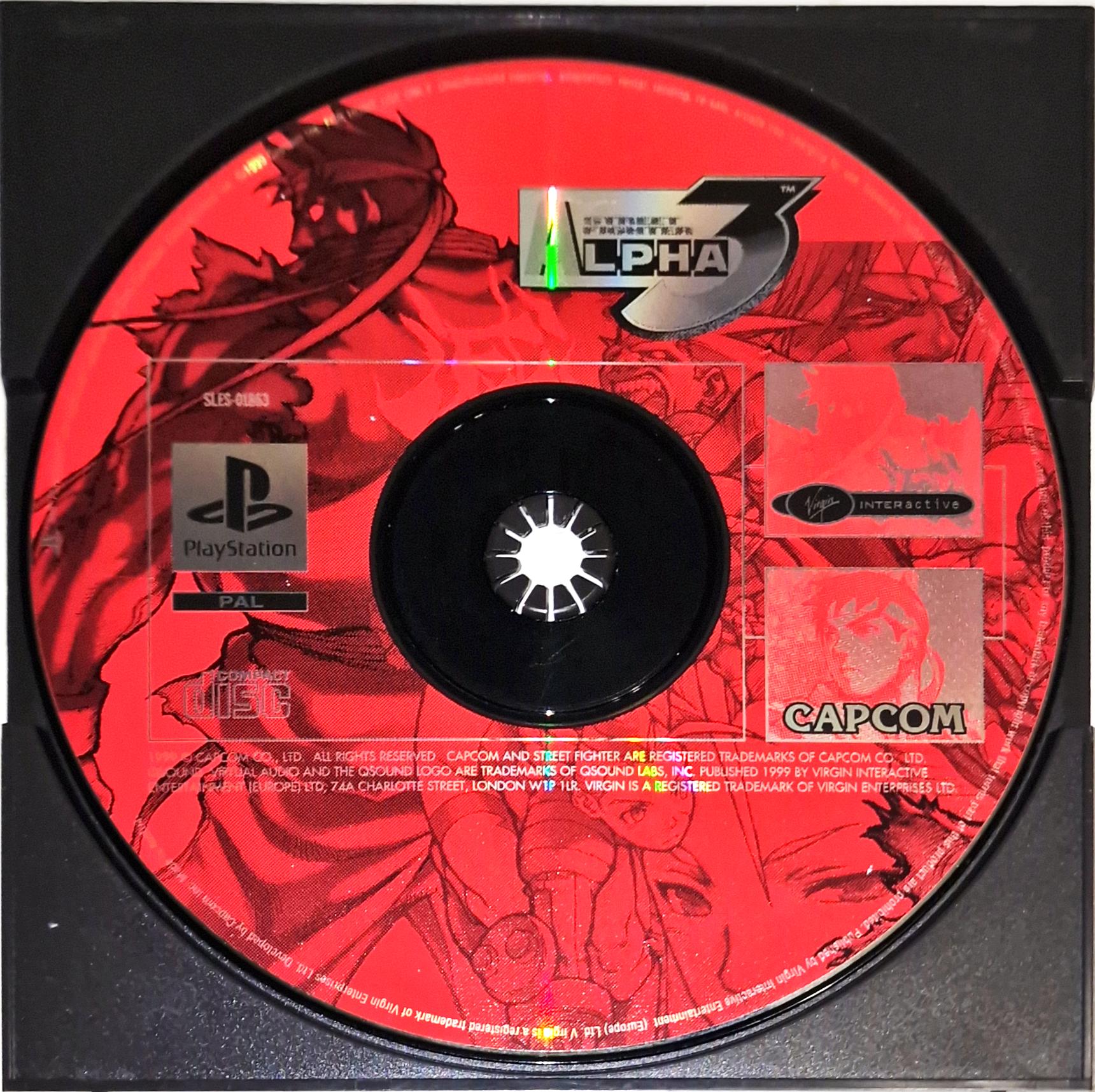 Gra STREET FIGHTER ALPHA 3 PSX SAMA PŁYTA CZYTAJ OPIS !!!