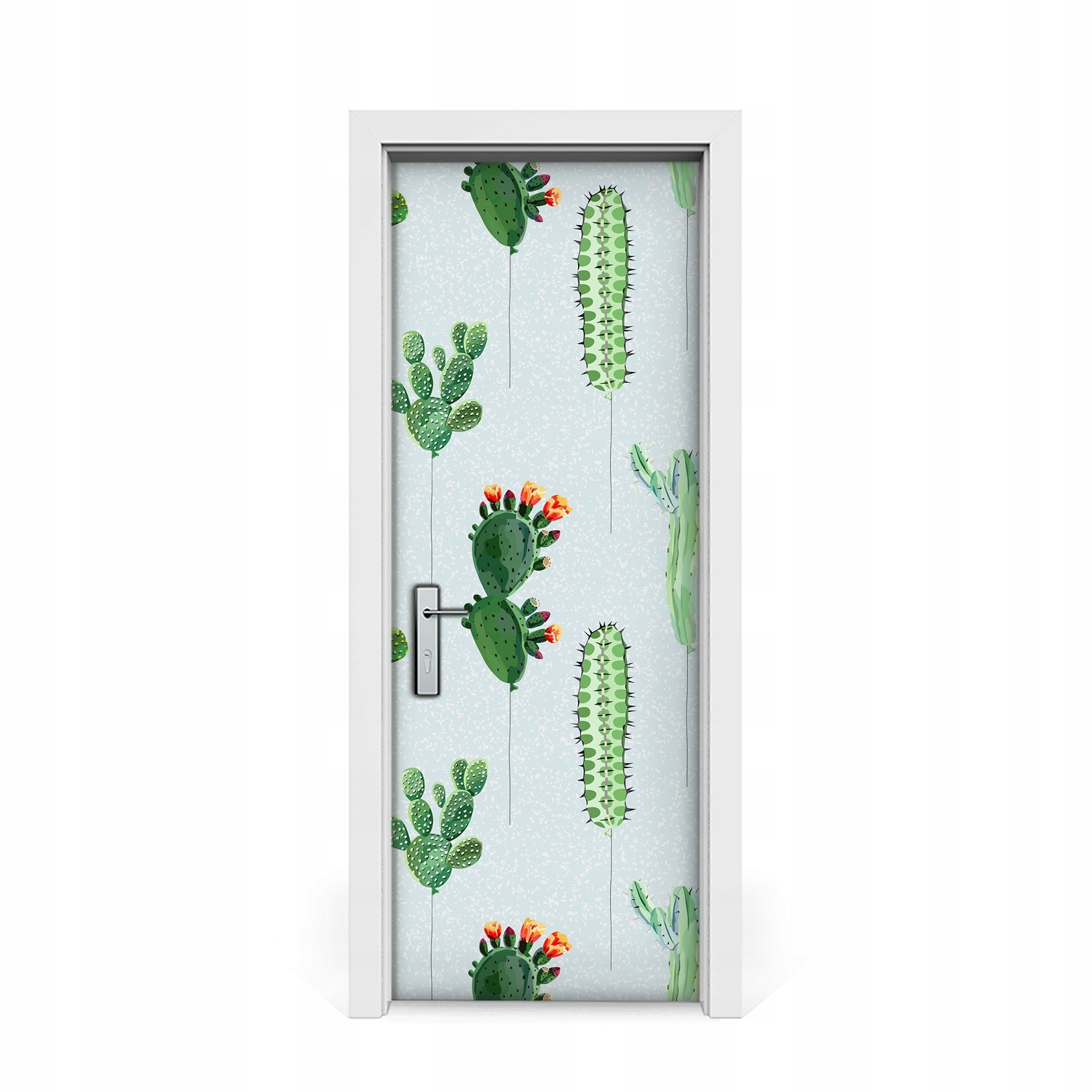 

Naklejka na drzwi okleina Kaktusy 75x205