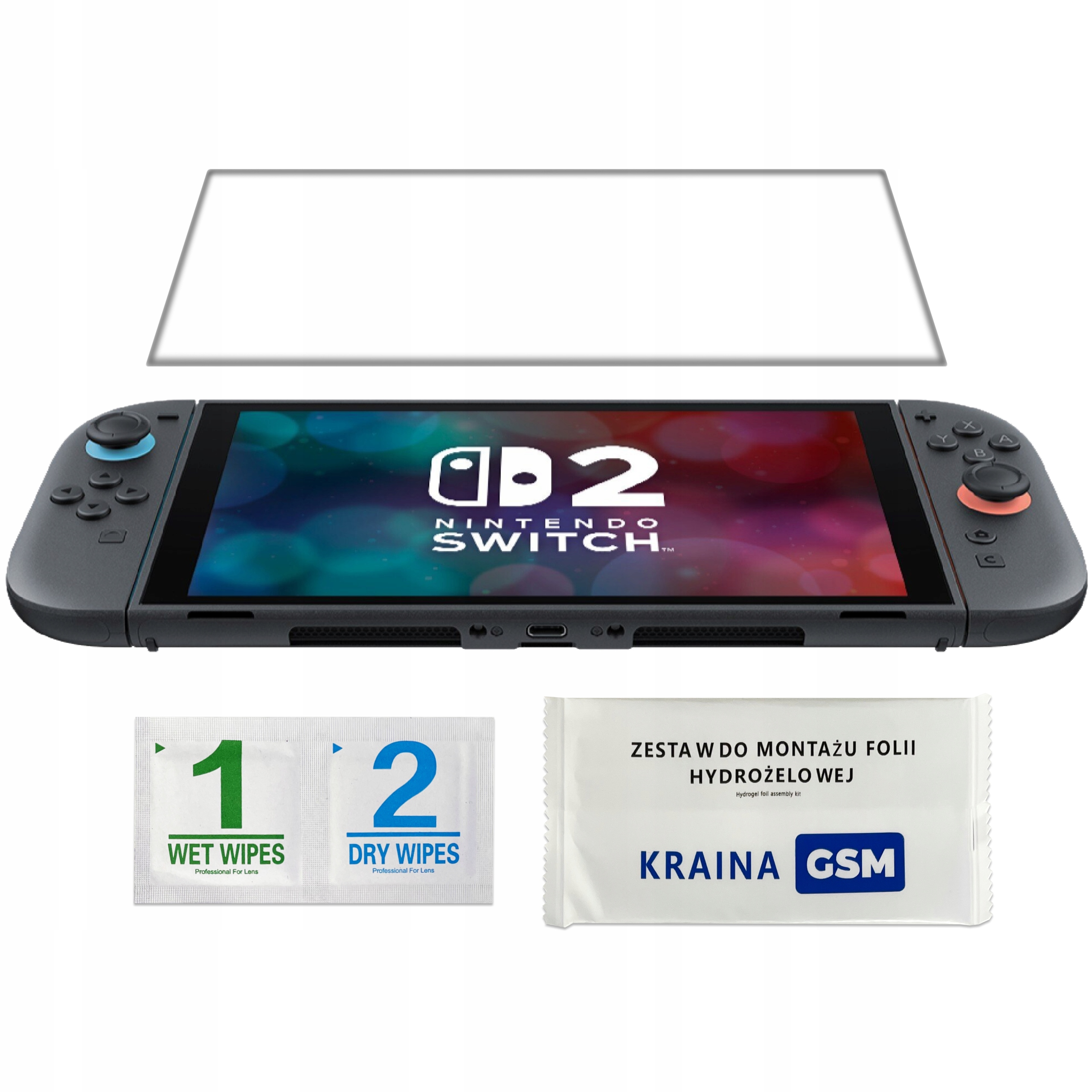 FOLIA OCHRONNA HYDROŻELOWA 3D NA EKRAN KONSOLI do Nintendo Switch 2