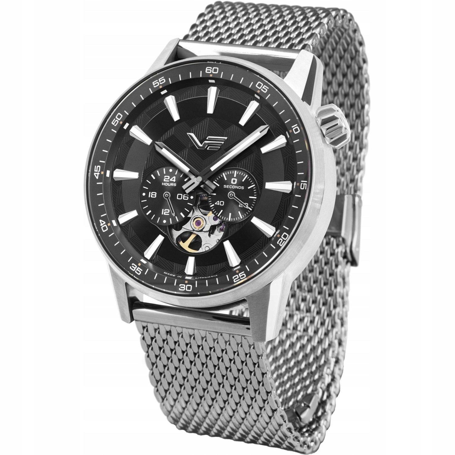 Pánské Hodinky Vostok Europe 82S7-561A787B stříbrný náramek
