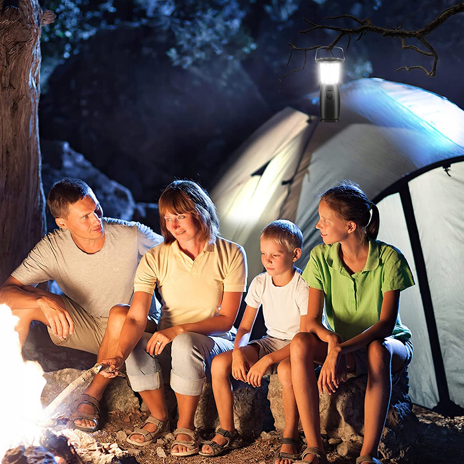 BARDZO MOCNA PRZENOŚNA LAMPA LATARKA TURYSTYCZNA Moc 0 W