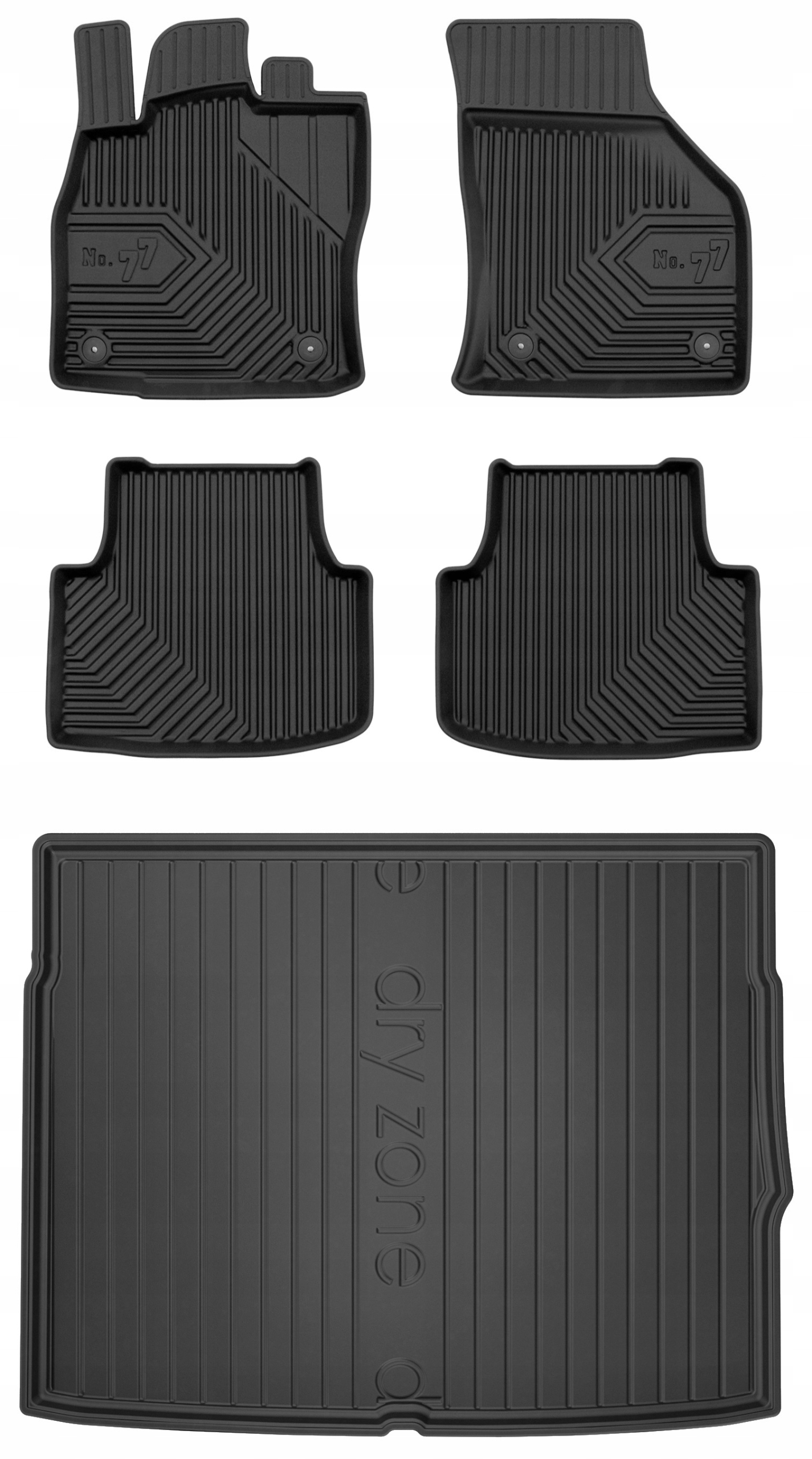 Set 77 Gumové rohože a rohože Cupra Formentor od roku 2020 g