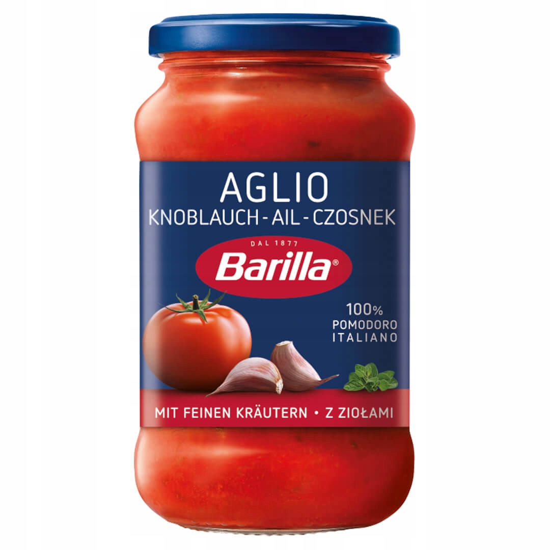 BARILLA Sos Aglio pomidorowy z czosnkiem i ziołami