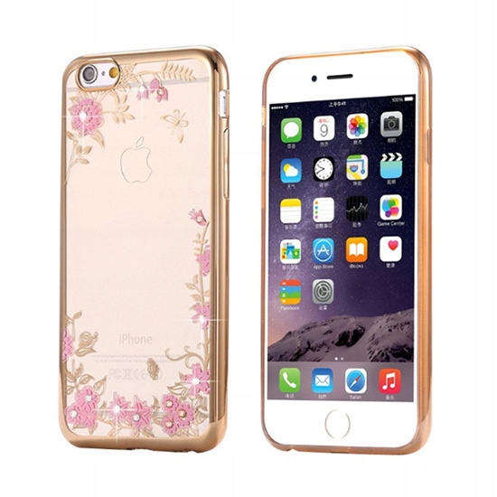 

Back Case Flower Sam N970 Samsung Note 10 złoty