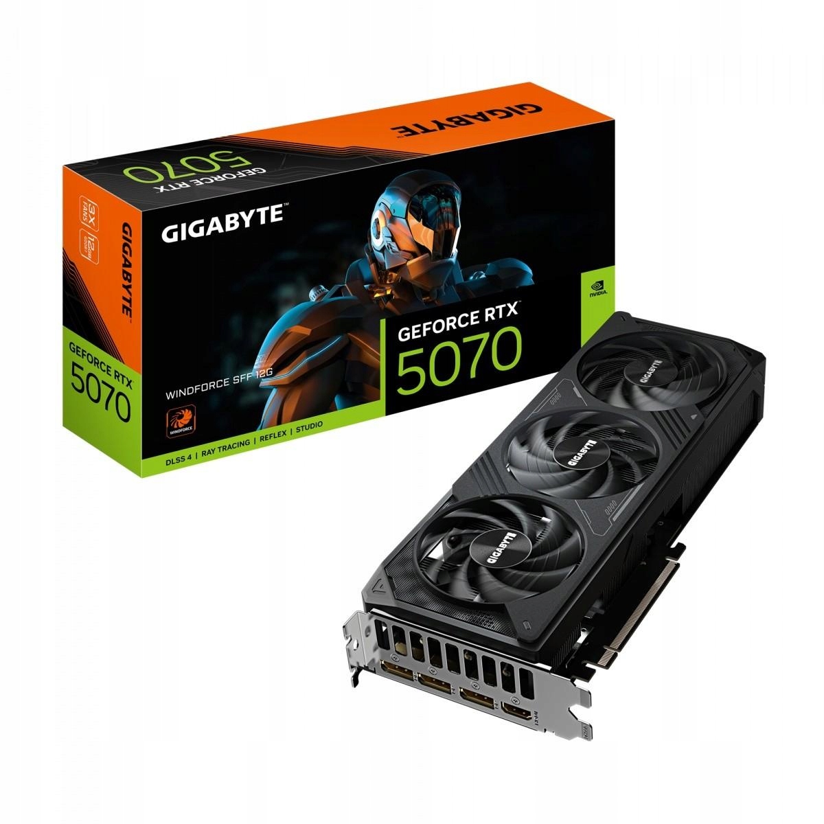 Karta graficzna GeForce Rtx 5070 Windforce Sff 12G 192BIT GDDR7 3DP/HDMI
