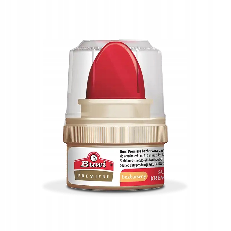 Pasta do butów bezbarwna w kremie 50 ml BUWI