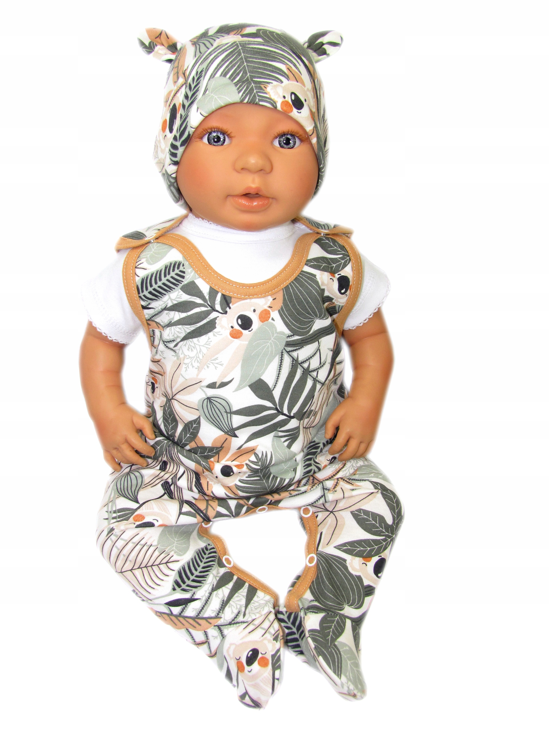 ŚPIOCHY NIEMOWLĘCE ŚPIOSZKI BAWEŁNIANE r.62 /65/ Marka kaia-baby