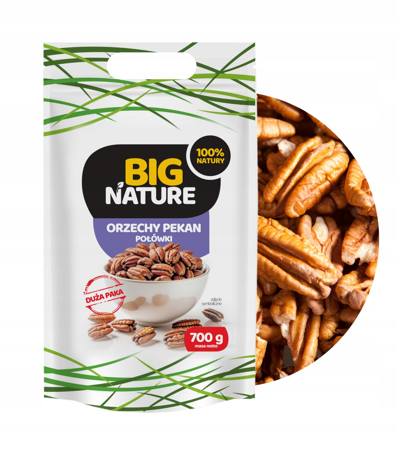 Pecanové ořechy Půlky 700 g Big Nature